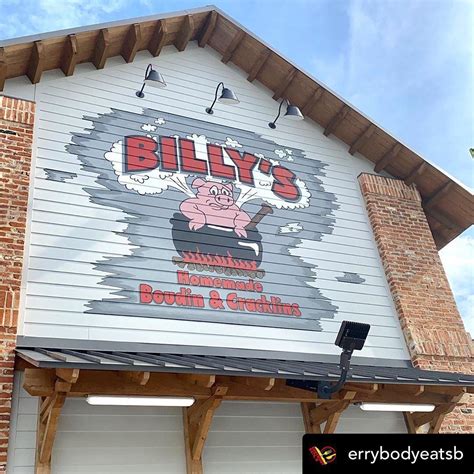 Billy's boudin in scott - Products. Just like our location in Krotz Springs, we offer you the best boudin, sausage, and specialty meats. Everything is made in house, ready for you to pick up and cook with. Browse our categories below to see what'll complement your next meal.